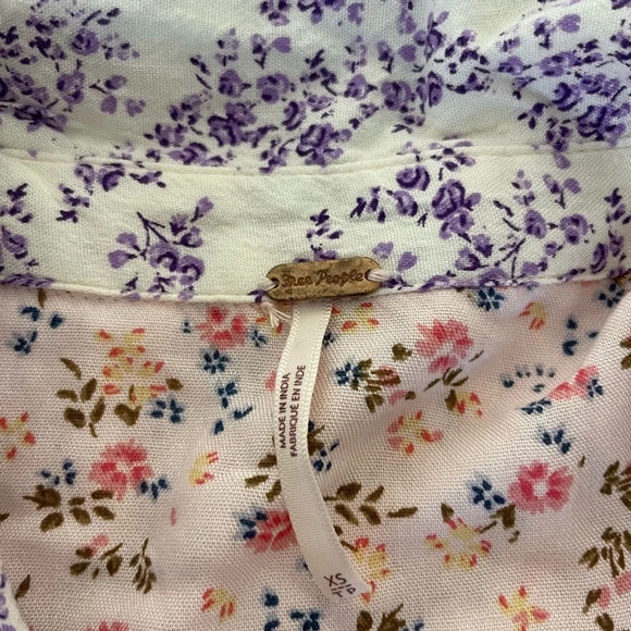 Free People Lost in you floral tunic mini dress - Picture 10 of 15